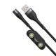 Magnetyczny Kabel USB 3w1 Baseus Zinc Lightning / USB Typ C / micro USB