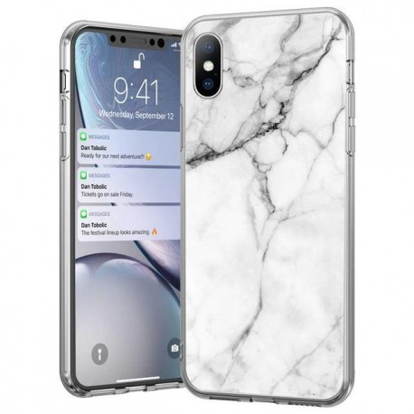 Etui Marble do Samsung Galaxy A50 A505 White