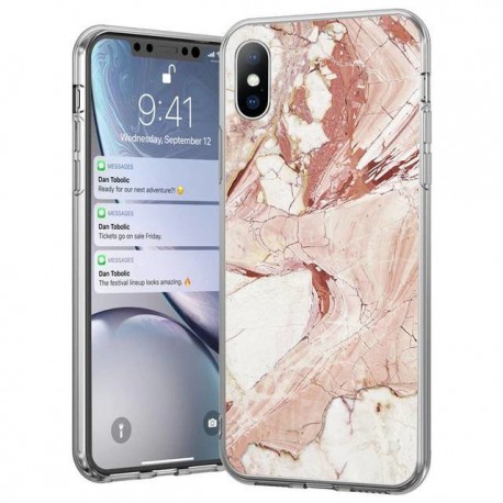 Etui Marble do Samsung Galaxy A50 A505 Pink