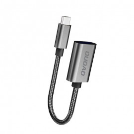 Adapter ze złącza USB 2.0 na USB Typ C Dudao L15T Grey