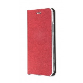 Etui Luna Book do iPhone 12/12 Pro Red Silver