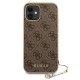 Etui Guess do iPhone 12 Mini 4G Charms Brown