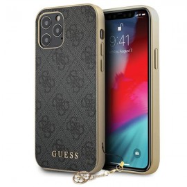 Etui Guess do iPhone 12/12 Pro 4G Charms Grey