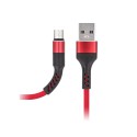 Kabel Micro USB Maxlife Nylon MXUC-01 Red 1m