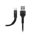 Kabel Micro USB Maxlife Nylon MXUC-01 Black 1m