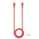 Kabel USB Typ C - Lightning Hoco 8W X45 1m Red