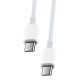 Kabel USB Typ C - USB Typ C Maxlife MXUC-05 20W White 1,0 m