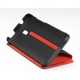 Double Dip Flip Case HC-V851 HTC One Mini M4 Black/Red
