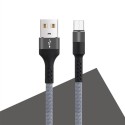 Kabel Micro USB Maxlife Nylon MXUC-01 Grey 1m