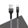Kabel Micro USB Maxlife Nylon MXUC-01 Black 1m