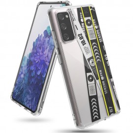 Etui Rearth Ringke do Samsung Galaxy S20 FE G780 Fusion-X Design Ticket Band Black