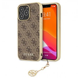 Etui Guess do iPhone 13 Pro 4G Charms Brown