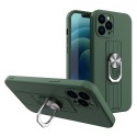 Etui Ring Case do Samsung Galaxy A52 A526 Dark Green