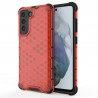 Etui Honeycomb do Samsung Galaxy S21 FE G990 Red