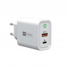 Szybka ładowarka sieciowa USB + USB Typ C ER 30W PD QC 3.0