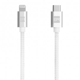 Kabel USB Typ C - Lightning ER 18W X45 1,2m White