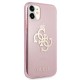 Etui Guess do iPhone 11 Glitter 4G Big Logo Pink