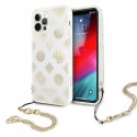 Etui Guess do iPhone 12/12 Pro Hardcase Peony Chain Collection Gold