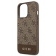 Etui Guess do iPhone 13 Pro Hardcase 4G Stripe Brown