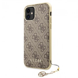 Etui Guess do iPhone 11 Hardcase Charms Brown