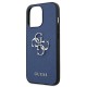 Etui Guess do iPhone 13 Pro Saffiano 4G Metal Logo Blue