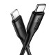 Kabel USB Typ C - USB Typ C Joyroom 60W 3A S-02530M3 0,25m Black
