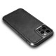 Etui iCarer do iPhone 12/12 Pro Leather Oil Wax Black