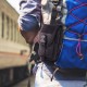Uniwersalna Kabura TRAVEL do Paska / Plecaka Black