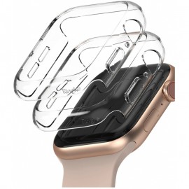 2x Etui do Apple Watch 4/5/6/SE 44mm Ringke Slim Watch Clear