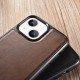 Etui iCarer do iPhone 13 Mini Leather Oil Wax Brown