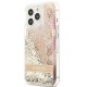 Etui Guess do iPhone 13 Pro Hardcase Paisley Liquid Glitter Gold