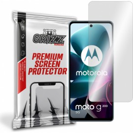 Szkło Hybrydowe Nano Glass do Motorola Moto G200 5g GRIZZ