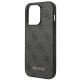 Etui Guess do iPhone 14 Pro Hardcase 4G Metal Gold Logo Grey