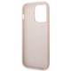 Etui Guess do iPhone 14 Pro Hardcase 4G Metal Gold Logo Pink