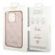 Etui Guess do iPhone 14 Pro Max Hardcase 4G Metal Gold Logo Pink