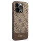 Etui Guess do iPhone 14 Pro Max Hardcase 4G Stripe Collection Brown