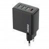 Ładowarka sieciowa Dudao 4xUSB QC3.0 PD 20W Black A5H