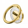 Uchwyt na Telefon na Palec Ring z Podstawką Tech Protect Glitter Gold