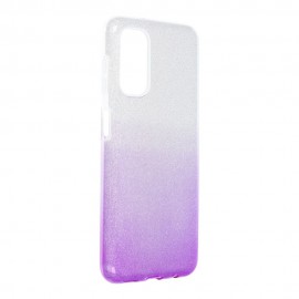 Etui Shining do Samsung Galaxy A13 5G Clear/Violet