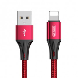 Kabel USB Lightning Joyroom Nylon Red 3A 1,5m