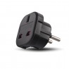 Adapter sieciowy EU - UK Forever Black