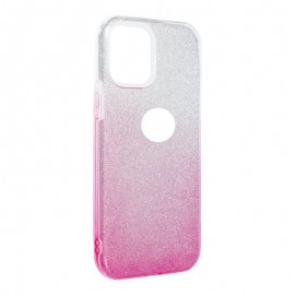 Etui Shining do iPhone 12/12 Pro Clear/Pink