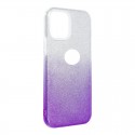 Etui Shining do iPhone 12/12 Pro Clear/Violet