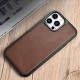 Etui iCarer do iPhone 13 Pro Leather Oil Wax Brown