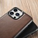 Etui iCarer do iPhone 13 Pro Leather Oil Wax Brown
