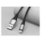 Kabel USB Lightning Joyroom Nylon Black 3A 1,5m