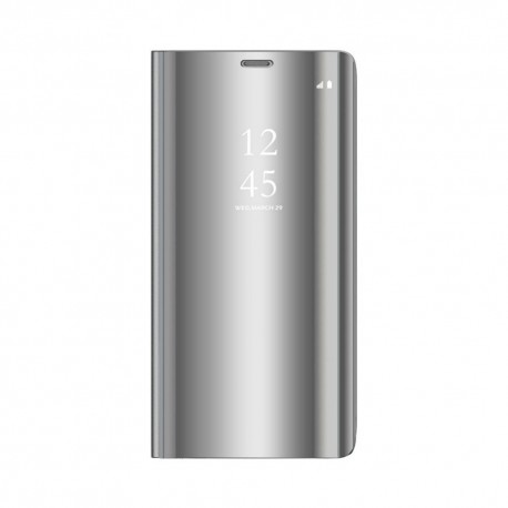 Etui Smart Clear View Book do Samsung Galaxy A52 A526 Silver