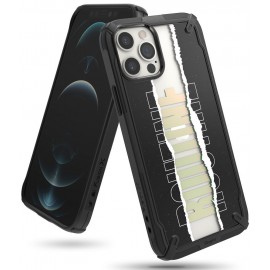 Etui Ringke do iPhone 12/12 Pro Fusion-X Design Routine Black
