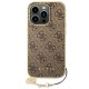 Etui Guess do iPhone 14 Pro Hardcase 4G Charms Brown