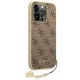 Etui Guess do iPhone 14 Pro Hardcase 4G Charms Brown